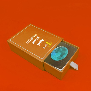 Cubierta de oráculo de alta calidad con caja de cajón naranja Impresión de logotipo personalizado Tarjetas de oráculo - Product Image 4