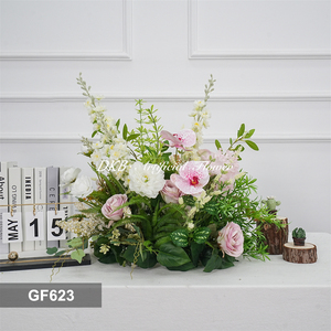 DKB <b>Artificial</b> <b>Flowers</b> Factory Wholesale Wedding & Mother's Day Decor Handmade Silk <b>Flower</b> Row-Customizable Sizes & Colors - Product Image 3