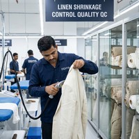 Costume deux pièces décontracté 100 % lin pour homme, coupe sur mesure, style Riviera française, couleur ivoire, idéal pour l'été, fabrication OEM, MOQ 50, vente en gros
