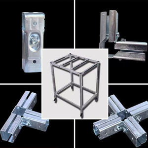 Connecteur d'angle droit à 90 degrés pour tube carré, 2 voies, 3 voies, 20mm, 25mm, 30mm, pour tube droit et en angle - Product Image 5