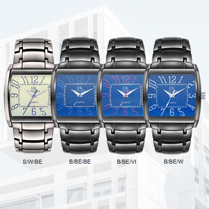 Colección IIK, reloj de cuarzo clásico para hombre, caja cuadrada, banda de aleación, 3 ATM, resistente al agua, Simple, informal, a la moda, Montre Homme - Product Image 6