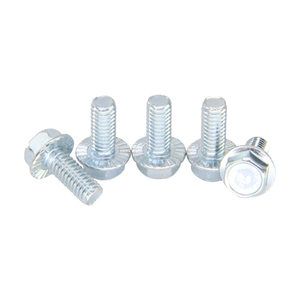 Vis à tête hexagonale galvanisées de qualité garantie, grade 5, norme américaine, boulons dentés - Product Image 1