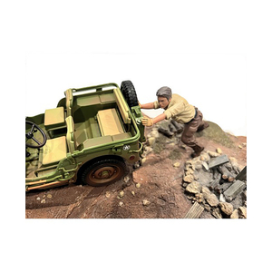 Diorama โมเดล1/18แบบอเมริกันรูปปั้น4X4 ODM 5 30ซม. ตัวละครเหล็กชายเอบีเอสของเล่นเรซิน