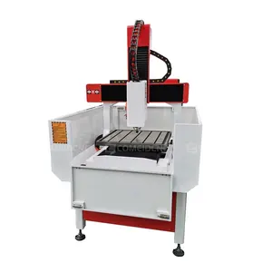 Boa produção cnc 6060 metal roteador cortador fresagem para gravar máquina de metal