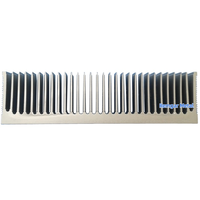 Radiateur en aluminium anodisé cnc, extrusion de fraisage, led, profil de dissipateur thermique, dissipateur thermique