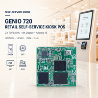 Kiosque de vente au détail en libre-service POS 10 TOPS NPU 8GB LPDDR5 128GB UFS3.1 MIPI DSI 5K Yocto Linux MediaTek Genio 720 Système sur Module