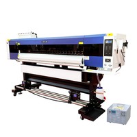 Imprimante UV multifonctionnelle 1,8 m rouleau à rouleau avec effet gaufrage et vernis pour matériaux souples publicitaires