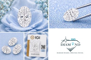 จำหน่ายเพชรเม็ดเดี่ยวทรงรี 2.50 กะรัต เพชรเพาะเลี้ยงในห้องปฏิบัติการ สี DEF คุณภาพสูง สำหรับตกแต่งเครื่องประดับชั้นดี มีจำหน่ายแล้ว - Product Image 2