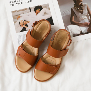 <strong>Velcro</strong> One-string Wedge Heel Sandals <strong>for</strong> Lady <strong>Shoes</strong> - Product Image 3
