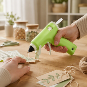 Pistolet à colle chaude HB-251 Matcha Green 7 mm avec cordon, outil de bricolage et de réparation - Product Image 6