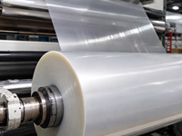 Film de lamination BOPP transparent semi-mat anti-rayures traité Corona de qualité alimentaire, 15 microns, pour l'emballage des bougies, vente chaude