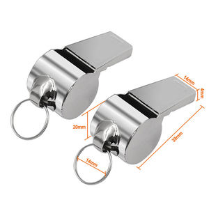 Sifflet d'arbitre de sport en acier inoxydable pour le football/le soccer/le basketball/le hockey/le baseball, bricolage, ODM, survie en plein air - Product Image 6
