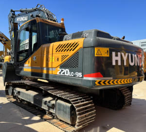 Excavadora profesional de segunda mano Hyundai Original Hyundai 220LC-9S Excavadora de ruedas 22 toneladas Asequible - Product Image 4