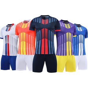 Ensemble de maillots de football personnalisables avec nom et numéro sublimés, respirant, unisexe, pour adultes et jeunes, tenue d'équipe - Product Image 5