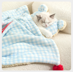<span class=keywords><strong>Manta</strong></span> Acolchada de Algodón con Estampado Animal <span class=keywords><strong>para</strong></span> Mascotas, <span class=keywords><strong>para</strong></span> <span class=keywords><strong>Gatos</strong></span> y Perros, Cálida <span class=keywords><strong>para</strong></span> Invierno, Venta al Por Mayor - Product Image 5