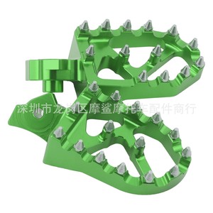 Pédales antidérapantes à clous modifiées CNC pour Honda XR50R XR70R rouge bleu vert - Product Image 4