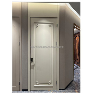 Porta in Legno Economica per Camera da Letto con Superficie Finita in HDF Composito con Impiallacciatura Naturale e Finitura PU Colorata per Uso Interno - Product Image 5