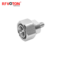 Usine Mini DIN 4.310 mâle 4.3-10 L20 Plug vers sma femelle Jack rf adaptateur adaptateur coaxial connecteurs (rf) en stock ROHS