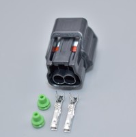 Conector impermeable automotriz hembra de 2 pines, conector de inyector de combustible de bobina, arnés de cables para Nissan 6189-0773 6918-1594,