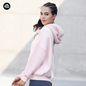 Personnaliser le nouveau sweat à capuche floue pour femmes sweat-shirt confortable vêtements d'extérieur avec poches - Product Image 5