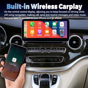 Écran de lecteur multimédia autoradio Android 13 12,3 pouces pour Mercedes Benz Classe V V260 V250 W447 GPS 2015-2017 CarPlay Navigation GPS - Product Image 2