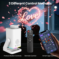 Projecteur Planétarium 3D Intelligent HD 80 Thèmes avec Application et Télécommande, Lampe d'Ambiance de Projection Étoilée pour les Fêtes
