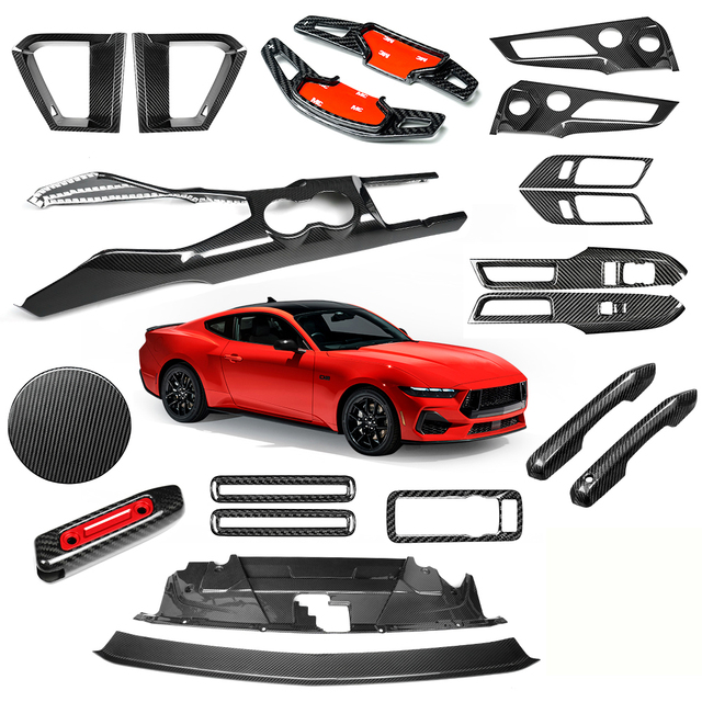 Dry Carbon Fiber for Ford Mustang 2024-2026 S650 GT Car Trim Bodykit Full Accessories Wholesale Production and Customization