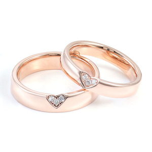 Anillo de compromiso de diamantes cultivados en laboratorio para parejas, joyería fina, bandas para hombres y mujeres, Joyería de diamantes hecha en laboratorio - Product Image 2