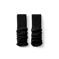 Chaussettes longues d'hiver élégantes avec logo personnalisé, chaussettes en tricot à effet plissé, chaussettes longues pour femmes, chaussettes chaudes d'hiver