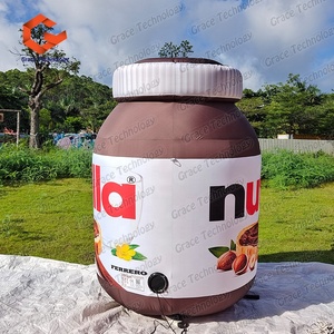 Réplique géante gonflable personnalisée de boîte de <span class=keywords><strong>Nutella</strong></span>, accessoire promotionnel accrocheur pour l'affichage en supermarché - Product Image 6