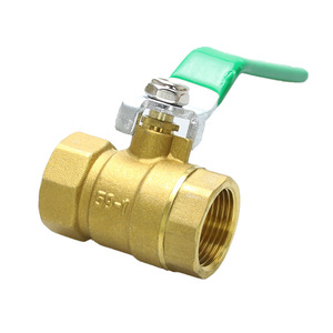 วาล์วบอลทองเหลืองหนาแบบสองชิ้น <span class=keywords><strong>4</strong></span>-Fen 6-Fen 1 นิ้ว DN15 20 วาล์วเกลียวในแรงดันสูง ทนอุณหภูมิสูง - Product Image 1