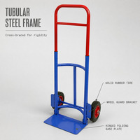 Chariot à main pliable en aluminium pour le transport et le stockage de marchandises