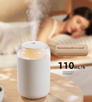 Humidificateur d'air Big Fog Spray Humidificateur Aromathérapie Diffuseur d'huiles essentielles Purificateur d'air Colorful Night Lamp Home
