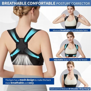 Correttore di Postura, Supporto per Spalle <span class=keywords><strong>e</strong></span> Clavicola in Poliestere, Corsetto Ortopedico per Correzione Posturale <span class=keywords><strong>e</strong></span> Supporto Lombare - Product Image 5