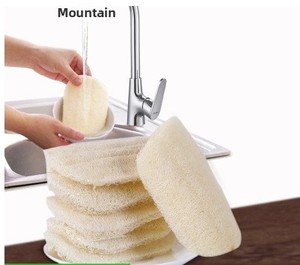 Natural Eco-Friendly Oil-Free Loofah Cloth for Dishwashing Loofah Pulp Brush & Pan <b>Cleaner</b> - Product Image 2