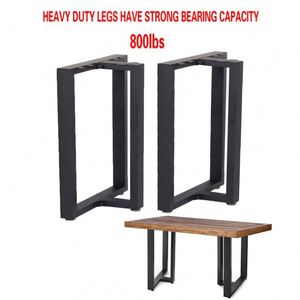 Hot Selling DIY Modern Metal Table Legs Heavy Duty X Dining <b>Rustic</b> Square <b>Desk</b> Kitchen Outdoor Living Room Brackets - Product Image 3