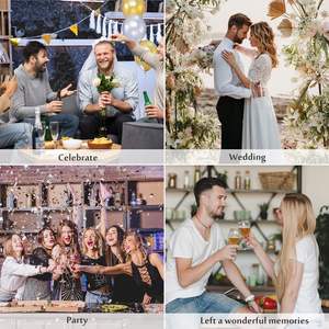 Flûtes à champagne en plastique bleu en gros, <span class=keywords><strong>verres</strong></span> à vin <span class=keywords><strong>incassables</strong></span>, flûtes en acrylique <span class=keywords><strong>incassables</strong></span> <span class=keywords><strong>pour</strong></span> mariage, fête, bar à mimosa - Product Image 6