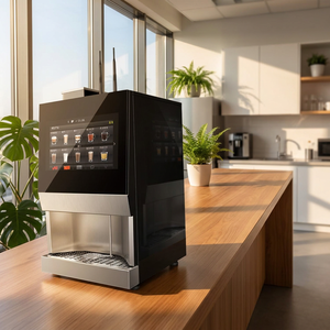 Máquina expendedora de café inteligente de sobremesa, máquina automática de bebidas para oficina o cafetería - Product Image 6