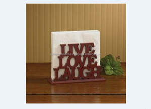 Présentoir de serviettes en fil de maille noir enduit de poudre fait à la main pour le stockage de la boîte à mouchoirs et l'organisation de la cuisine la plus vendue - Product Image 2