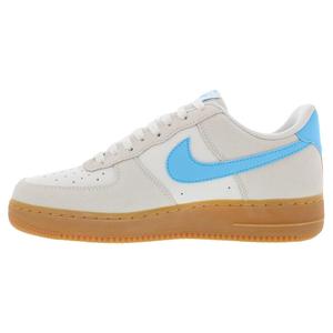 Zapatillas Nike Air Force 1 '07 LV8 de cuero unisex Phantom Baltic Blue Gum Yellow - Product Image 3
