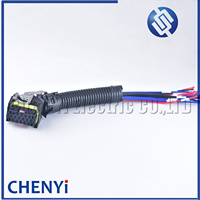 16 Pin Weichai Engine EDC7 Common Rail ECU Tablero de computadora Unidad de control electrónico Enchufe pigtail 0281020075 1928404195 1928404201