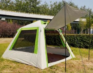 Tente gonflable à une porte et 3 fenêtres de 2*2m, tente de camping en PVC imperméable à l'air de 4m2 pour l'extérieur - Product Image 2