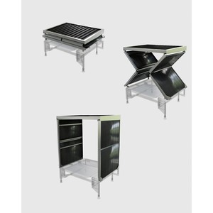 Panel de Carga Hidráulico Externo TM PEDANE PH250 para Paneles Sándwich de 40mm, Acero Galvanizado con Drenaje de Agua - Product Image 2