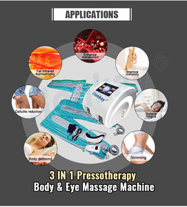 <span class=keywords><strong>2025</strong></span> chuyên nghiệp 3 trong 1 màu hồng màu xanh màu xanh lá cây màu áp suất không khí thoát bạch huyết ngăn chặn phlebothrombosis pressotherapy máy - Product Image 3