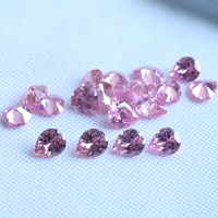 Pierres de zircone cubique améthyste en forme de poire 10x12 mm