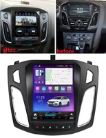 Système multimédia de voiture 10,4 pouces Android Lecteur DVD de voiture Radio Mirror Link Navigation GPS pour Ford Focus 2013 - 2017 Bluetooth 5.0