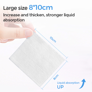 Tampons en coton naturel jetables de haute qualité 100% pur coton, écologiques, ultra-doux, sans peluches, outil de soin de la peau, <span class=keywords><strong>démaquillant</strong></span>, nettoyant - Product Image 4