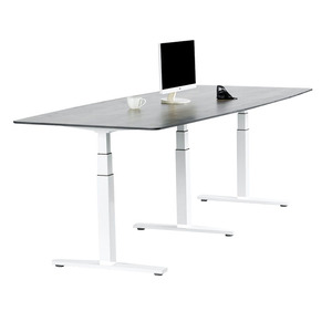 angolo elettrico segretario ricezione tavolo ufficio moderno scrivania regolabile in altezza - Product Image 3