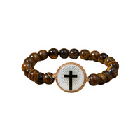 Bracelet NFC au design nouveau, alimenté par l'IA, mise à jour automatique quotidienne, cadeaux, mode personnalisée quotidienne, bijoux religieux, générateur de versets bibliques