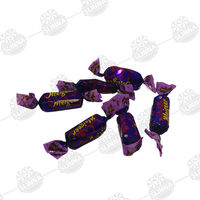Vente chaude Populaire Russe Violet Saveur Douce Chocolat Bonbons Croustillants Marque Privée Personnalisée Barres de Chocolat aux Noix et Arachides